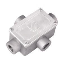 Коробка ответвительная алюминиевая, 4 ввода, М20х1,5 ,IP55, 118х83х42мм 6430-20