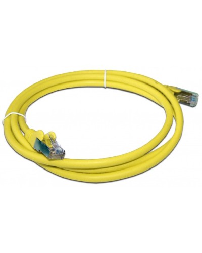 Патч-корд RJ45 - RJ45, 4 пары, FTP, категория 6, 1 м, желтый, LSZH LANMASTER LAN-PC45/S6-1.0-YL в Хасавюрте Патч-корды и пигтейлы Pintop.ru