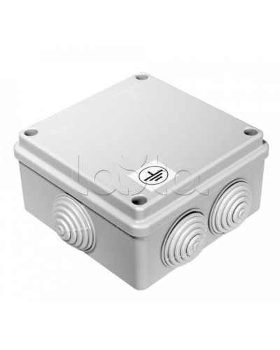 Коробка уравнивания потенциалов (КУП) для открытой установки 100х100х50 (60шт/кор) Промрукав (40-0300-У) в Хасавюрте Распределительные коробки Pintop.ru