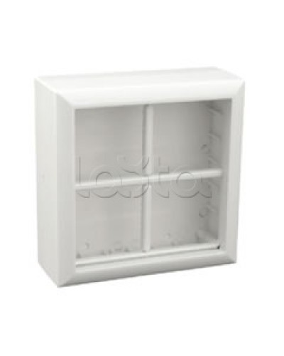 Коробка для открытой проводки на 4 поста 45х45 мм Экопласт 72948 в Хасавюрте Распределительные коробки Pintop.ru