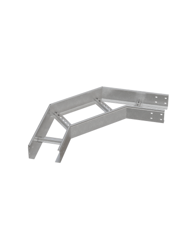 Угол лестничный горизонтальный 90 гр. 100х200х1,2 мм INOX304 N КМ-Профиль (LGL90-100-200-1.2 INOX304 N) в Хасавюрте Аксессуары для лотков Pintop.ru