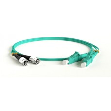 Патч-корд волоконно-оптический Hyperline FC-D2-503-SC/PR-SC/PR-H-15M-LSZH-AQ