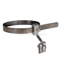Держатель для труб универсальный D=(0-160) мм CZ, полоса нерж. сталь EKF PROxima (lp-d3001-cz)