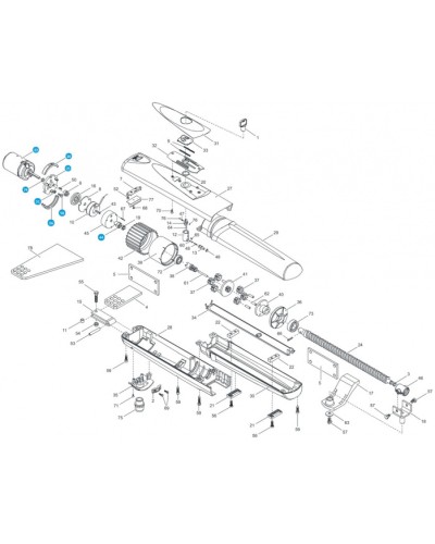 Крышка корпуса OPP001 Came 119RID417 в Хасавюрте Запчасти для шлагбаумов и автоматики Pintop.ru