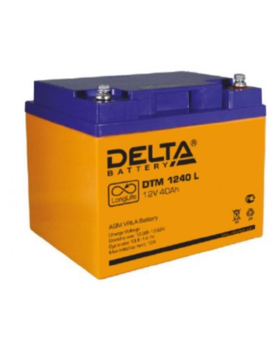 Аккумулятор свинцово-кислотный Delta DTM 1240 L в Хасавюрте Электротехническое оборудование Pintop.ru