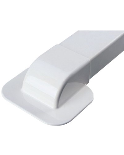 Ввод в стену под углом 90 град. для короба 90х40 мм DKC AIR90408 в Хасавюрте Аксессуары для стоек и шкафов Pintop.ru