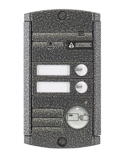 Видеопанель вызывная накладная цветная на 2 абонента с Proxy-считывателем Activision AVP-452 Proxy (PAL, антик) в Хасавюрте Вызывные видеопанели малоабонентные Pintop.ru