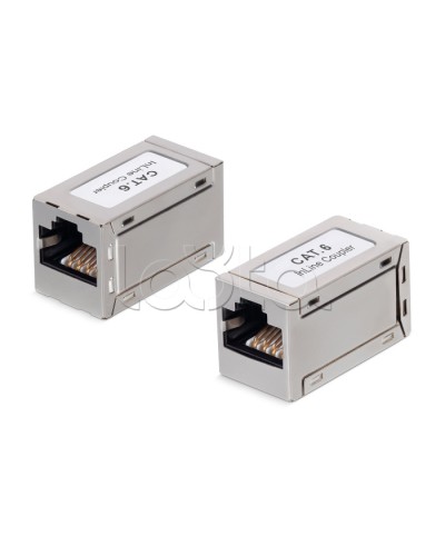Проходной адаптер RJ45-RJ45 Cabeus (CA-8P8C-C6-SH) в Хасавюрте Коннекторы Pintop.ru