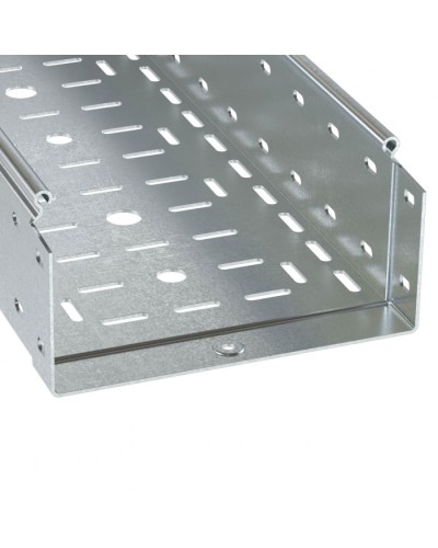 Лоток перфорированный 100х100 L3000 толщ.1,0 мм, горячеоцинкованный DKC (3534110HDZ) в Хасавюрте Кабельные лотки Pintop.ru