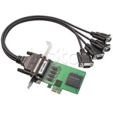 Плата 4-портовая RS-232 для шины PCI Express Moxa CP-104EL-A-DB9M
