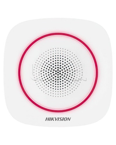Беспроводной внутренний SIP-оповещатель Hikvision AX PRO DS-PS1-II-WE(RU) (Red Indicator) в Хасавюрте Оповещатели Pintop.ru