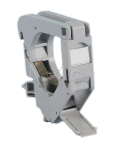 Крепление на DIN-рейку для модулей Keystone Jack Hyperline FP-IE-DIN-KJ-1-GY в Хасавюрте Коммутационные изделия Pintop.ru