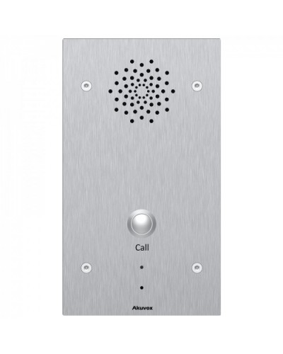 Одноабонентская вызывная панель Akuvox E21V_v4 в Хасавюрте Вызывные аудиопанели малоабонентные Pintop.ru
