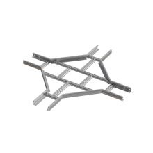 Х-разветвитель лестничный 50х100х1,5 мм HD85 N КМ-профиль (LXD50-100-1.5 HD85 N)