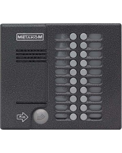 Блок вызова домофона Метаком MK20.2-MFE в Хасавюрте Вызывные аудиопанели малоабонентные Pintop.ru