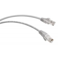 Патч-корд UTP, категория 5e, 0.3 м, LSZH, неэкранированный, серый Cabeus PC-UTP-RJ45-Cat.5e-0.3m-LSZH