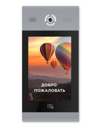 Видеопанель вызывная BAS-IP AA-14FB SILVER в Хасавюрте Вызывные видеопанели малоабонентные Pintop.ru