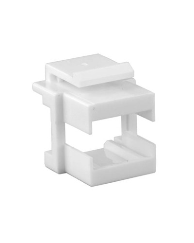 Вставка формата Keystone Jack, для проходного адаптера SC или dLC Hyperline (KJ1-SC/DLC-WH) в Хасавюрте Модули Keystone Pintop.ru