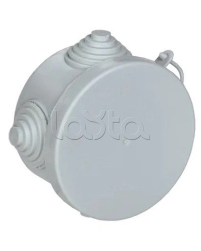 Коробка расп. КМ для о/п D=65х40мм IP54 4 вв (7035) GENERICA IEK (UKO21-065-040-000-K03-54) в Хасавюрте Распределительные коробки Pintop.ru