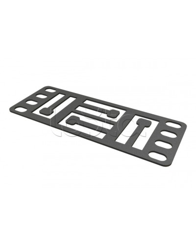 Кронштейн Hyperline (PMR-1U-T-RAL9005) в Хасавюрте Аксессуары для стоек и шкафов Pintop.ru