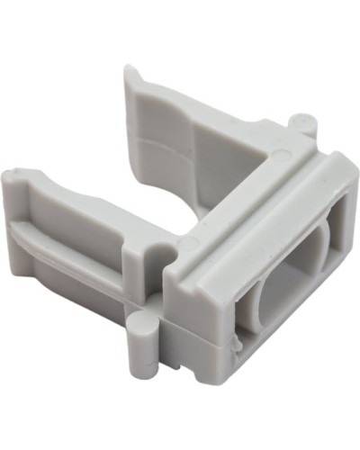 Крепёж-клипса для труб ø16 мм, серая (100 шт/уп)Rexant (28-0116-2) в Хасавюрте Держатели, клипсы, скобы Pintop.ru