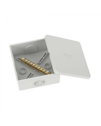 Коробка уравнивания потенциалов, 8 зажимов, 6 вводов д.20мм, 80х80х40мм, IP44 DKC (NE3108) в Хасавюрте Распределительные коробки Pintop.ru