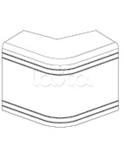 Угол NEA неизменяемый внеш. 90° 40/40 DKC 01806 в Хасавюрте Аксессуары для кабель-канала Pintop.ru
