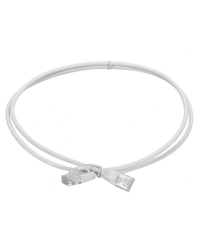 ITK Коммутационный шнур кат.5E UTP LSZH 2м slim язычок бел. (PC08-C5EUL-2M-SL-WT) в Хасавюрте Патч-корды и пигтейлы Pintop.ru