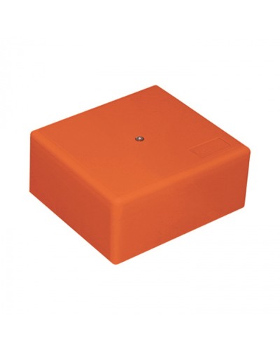 MB75 Коробка огн. E-110,о/п 75х75х40, с гладкими стенками,без галогена, заземление, IP41, 12P, (1,5-2,5 мм2), цвет оранж в Хасавюрте Распределительные коробки Pintop.ru