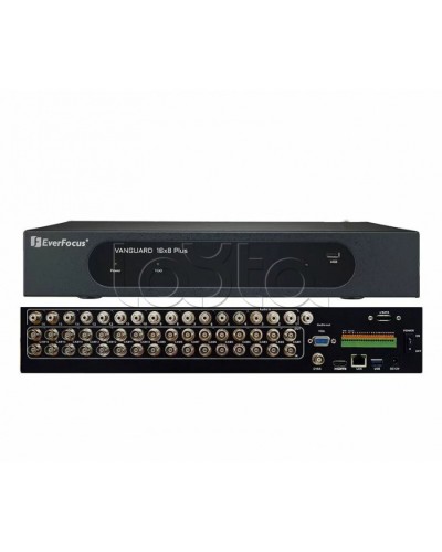 Видеорегистратор 16-канальный EverFocus VANGUARD II 16x8H Plus в Хасавюрте Видеорегистраторы гибридные Pintop.ru