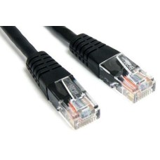Патч-корд RJ45 - RJ45, 4 пары, UTP, категория 6, 3 м, черный, LSZH LANMASTER LAN-PC45/U6-3.0-BK