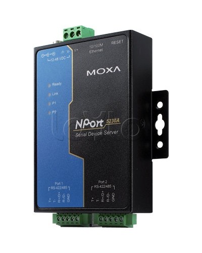 Сервер 2-портовый RS-422/485 в Ethernet Moxa NPort 5230A в Хасавюрте Дополнительное оборудование для ОПС Pintop.ru