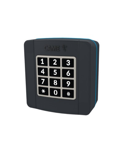 Проводная накладная кодонаборная клавиатура Came 806SL-0280 - SELT1BDG, подключаемая к шине CXN, 12 кнопок, синяя подсветка, RAL7024 в Хасавюрте Запчасти для шлагбаумов и автоматики Pintop.ru