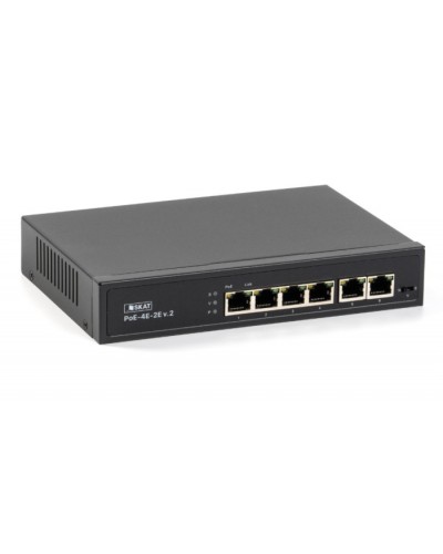 Коммутатор Бастион SKAT PoE-4E-2E v.2 в Хасавюрте Коммутаторы Pintop.ru