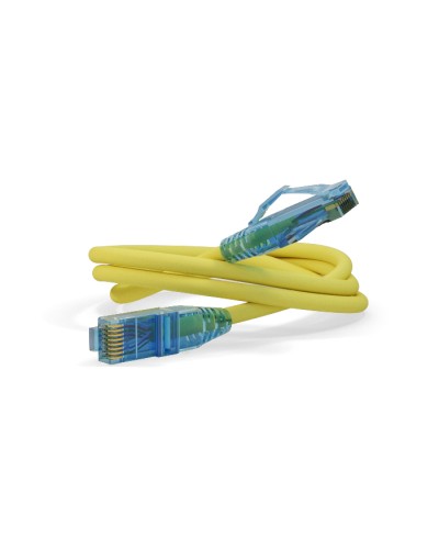 Патч-корд U/UTP Hyperline PC-LPM-UTP-RJ45-RJ45-C6-5M-LSZH-YL в Хасавюрте Патчкорды (медные) Pintop.ru