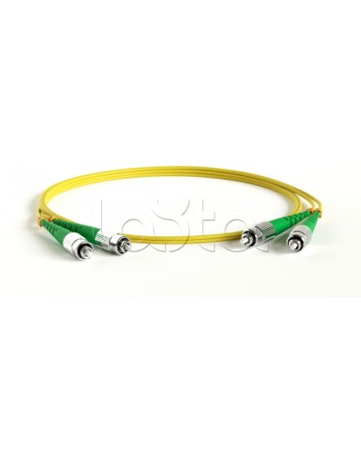 Патч-корд волоконно-оптический Hyperline FC-D2-9-FC/AR-LC/AR-H-1M-LSZH-YL в Хасавюрте Патч-корды оптические Pintop.ru