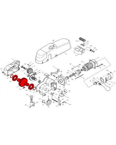 Дверца G4001 Came 119RIG070 в Хасавюрте Запчасти для шлагбаумов и автоматики Pintop.ru