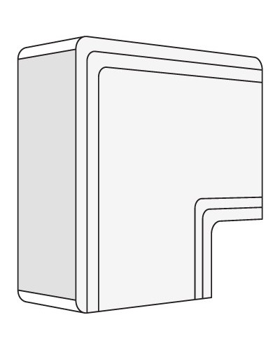 Угол плоский 40x40 NPAN DKC 01738 в Хасавюрте Аксессуары для кабель-канала Pintop.ru