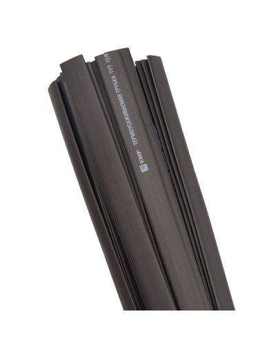 Термоусаживаемая трубка ТУТ нг 14/7 черная в отрезках по 1м EKF PROxima (tut-14-b-1m) в Хасавюрте Аксессуары для кабель-канала Pintop.ru