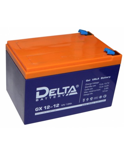 Аккумулятор свинцово-кислотный Delta GX 12-12 в Хасавюрте Электротехническое оборудование Pintop.ru