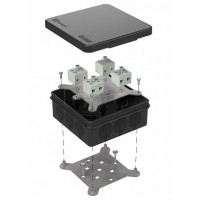 Коробка огнестойкая для о/п двухкомпонентная 60-0303-9005-FR6.0-8 Е15-Е120 100х100х40 Промрукав (60-0303-9005-FR6.0-8)