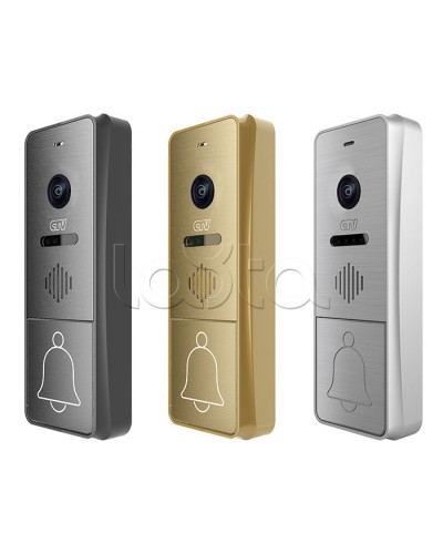 Панель вызывная CTV-D4004FHD (золото) в Хасавюрте Вызывные видеопанели малоабонентные Pintop.ru