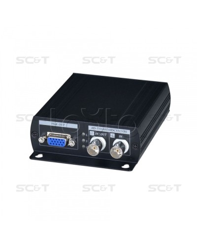 Преобразователь-разветвитель AHD/HDCVI/HDTVI в HDMI/VGA/CVBS SC&T AD001HD4 в Хасавюрте Видеоусилители, Модуляторы, Делители Pintop.ru