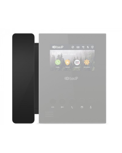 Аудиотрубка дополнительная BAS-IP SP-AU BLACK в Хасавюрте Абонентские IP устройства Pintop.ru