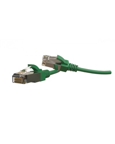 Патч-корд S/FTP Hyperline (PC-LPT-SFTP-RJ45-RJ45-C6-1.5M-LSZH-GN) в Хасавюрте Патчкорды (медные) Pintop.ru