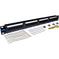 Патч-панель 1U, 24 порта, UTP TWT TWT-PP24UTP/6