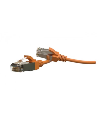 Патч-корд S/FTP Hyperline (PC-LPT-SFTP-RJ45-RJ45-C6-1.5M-LSZH-OR) в Хасавюрте Патчкорды (медные) Pintop.ru
