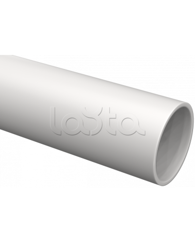 Труба гладкая жесткая ПВХ d=25 белая 2м (50м/компл) IEK (CTR10-025-K01-2-050) в Хасавюрте Гладкая труба Pintop.ru