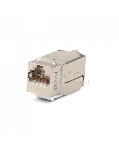 Вставка формата Keystone Jack Hyperline (KJ9-8P8C-C6-90-SH-F) в Хасавюрте Кроссы оптические Pintop.ru