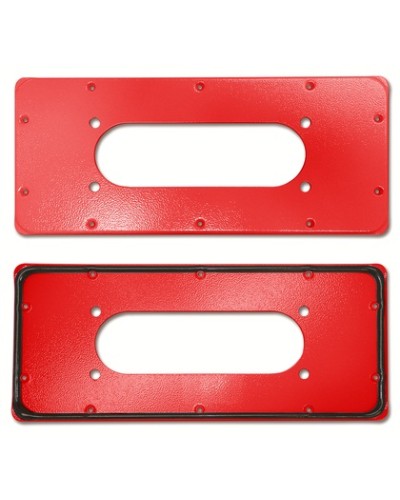 Фланец красный для ST с перф. Тип 5 DKC R5FPST03-RAL3000 в Хасавюрте Аксессуары для стоек и шкафов Pintop.ru